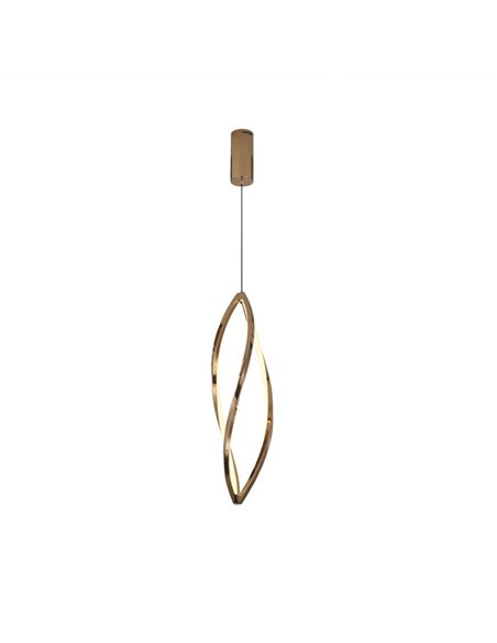 Lámpara LED colgante ADELE muy decorativa,  35W, CCT 2700-6500K IP20 Oro rosa