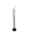 Lámpara LED de pie COLETTE 44W 3.042lm, 3000K IP20 Negro/oro rosa