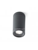 Plafón de Techo para exterior Olot 1xGU10 Gris Oscuro IP44 de Faro Barcelona | Leonleds Iluminación