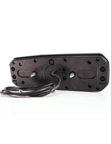 Feu arrière à LED avec ligne triangulaire W277DD Noir (anciennement 2372 DD L NW)