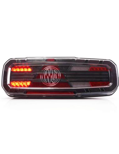 Lanterna traseira LED com triângulo W277DD NN Line preta