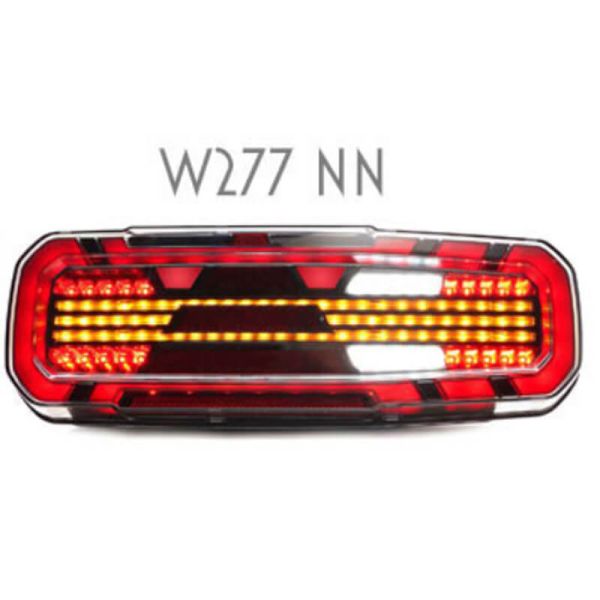 Lanterna traseira LED com triângulo W277DD NN Line preta