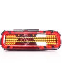 Lanterna traseira LED com triângulo W277DD NN Line preta 2