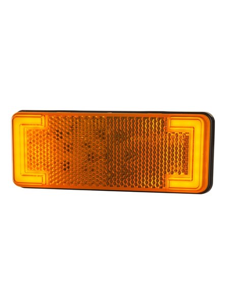 Luz de gálibo LED lateral e intermitente LKD 2485, homologado IA SM1 5 IP68