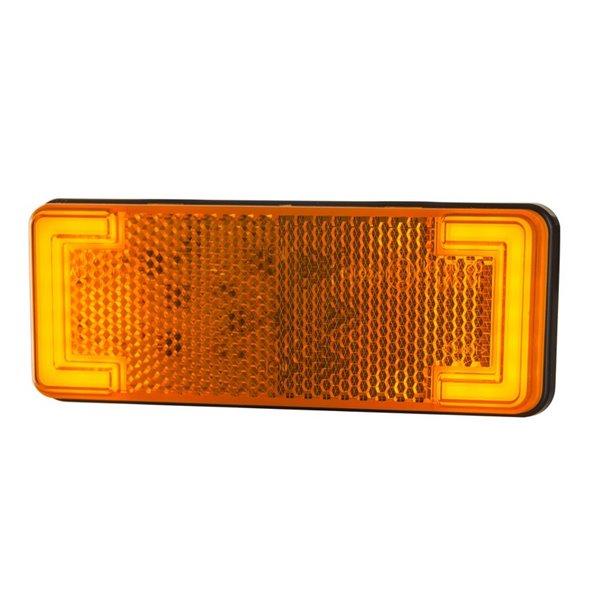 Luz de gálibo LED lateral e piscante LKD 2485, aprovada IA SM1 5 IP68