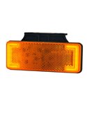 Feu clignotant latéral à LED Galibo LKD 2485 avec support, 12/24V IA SM1 5 IP68 approuvé.