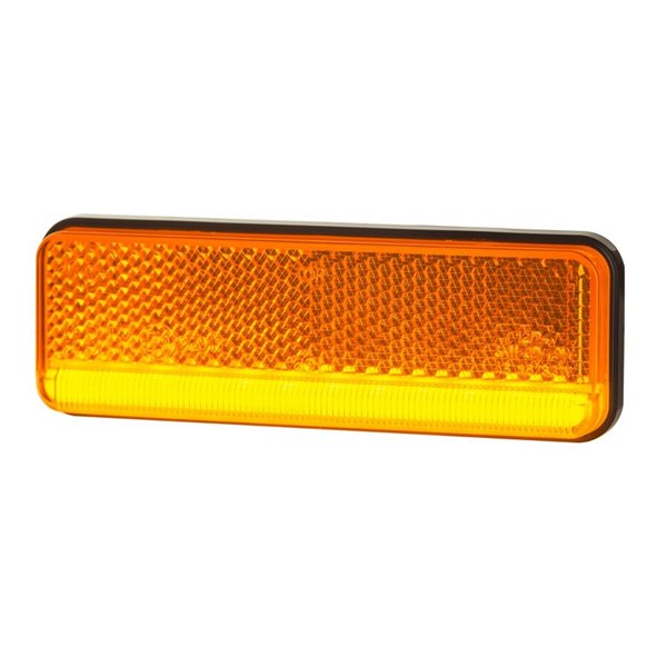 Feu clignotant latéral à LED LKD 2436 slim XS, 21/24V IA SM1 5 IP68 approuvé.