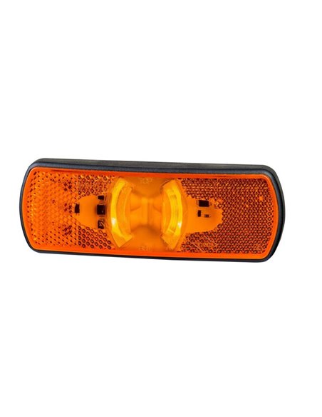 Piloto LED gálibo lateral con intermitente y reflectante LKD 2218, 12/24V homologado IA SM1 5 IP68