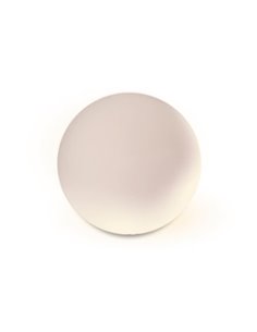 Bola blanca de suelo exterior AVORIAZ Ø 35cm IP65 E27 (no incl.)