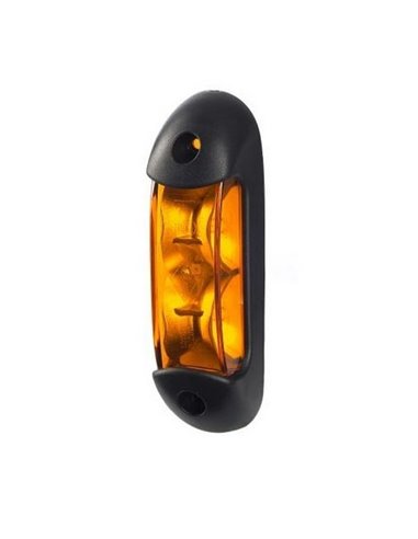 Luz de gálibo lateral LED con intermitente LKD 2291, 12/24V homologado SM1 cat.5 IP68 