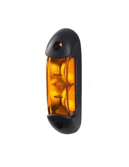 Feu de position latéral à LED LKD 2291 avec clignotant, 12/24 V, homologué SM1 cat.5, IP68