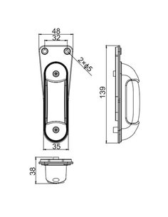 Luz de posição lateral em LED LKD 2294 com indicador de direção, homologada para 12/24V SM1 cat.5 IP68 2