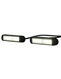 Juego de luces diurnas LED LDR 2783, 12/24V homologado RL IP68