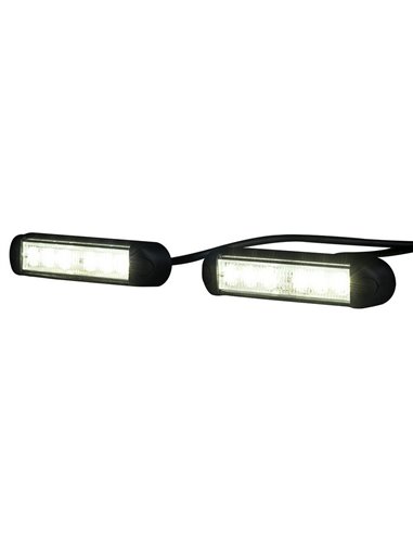 Conjunto de luzes diurnas de LED LDR 2783, 12/24V, homologado pela RL, IP68.