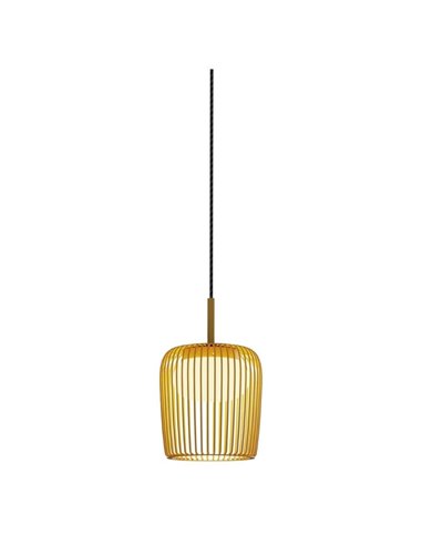 Colgante de techo cilíndrica DUBAI oro Ø16cm para sistema MODULAR LIGHTS 220V, 1 luz GX53 (no incl.)