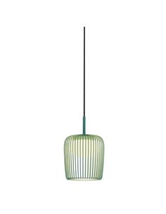 Luminária pendente cilíndrica verde DUBAI Ø16cm para sistema MODULAR LIGHTS 220V, 1 lâmpada GX53 (não incluída)