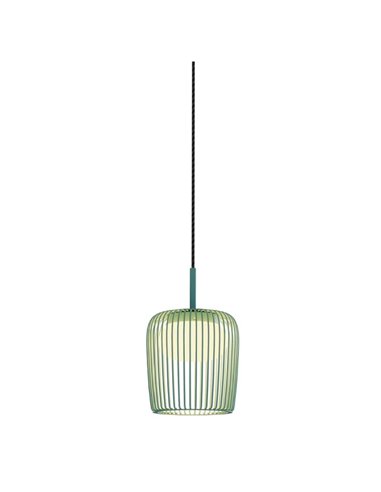 Colgante de techo cilíndrica DUBAI verde Ø16cm para sistema MODULAR LIGHTS 220V, 1 luz GX53 (no incl.)