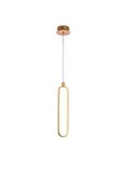 Lámpara de techo LED COLETTE, aluminio cepillado 13W 1.170lm 3.000K IP20 Oro rosado