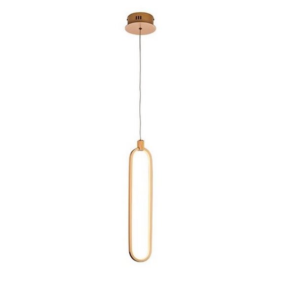 Lámpara de techo LED COLETTE, aluminio cepillado 13W 1.170lm 3.000K IP20 Oro rosado