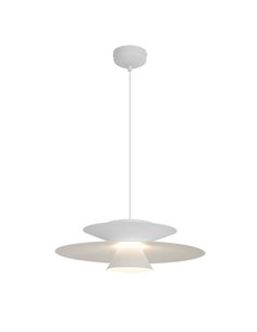 Luminária pendente LED de disco duplo STAR branca 12W 3000K 900lm TRIAC Ø50cm