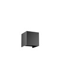 Aplique LED exterior cuadrado DAVOS gris oscuro 12W 3000K 1100Lm
