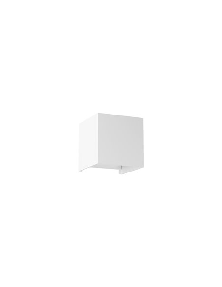 Aplique LED exterior cuadrado DAVOS ARENA arena blanco 12W 3000K 1100Lm