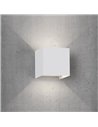 Aplique LED exterior cuadrado DAVOS ARENA arena blanco 12W 3000K 1100Lm
