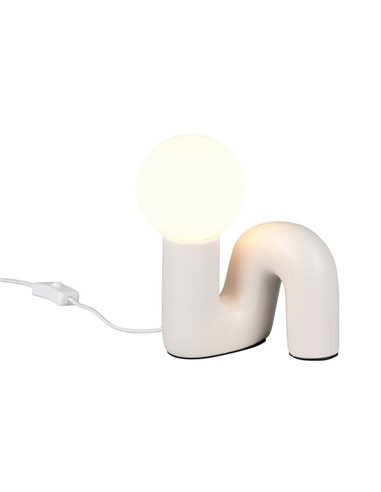 Lampe de table moderne QUINN, ampoule non incluse : 1 x G9 max. 5 W, IP20, blanche