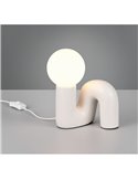 Lámpara de sobremesa moderna QUINN bombilla excl. 1x G9 max. 5W IP20 Blanco