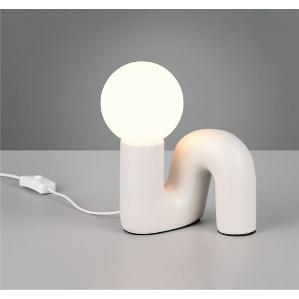 Luminária de mesa moderna QUINN, lâmpada não incluída (1x G9 máx. 5W), IP20, branca.