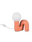 Lámpara de sobremesa moderna QUINN bombilla excl. 1x G9 max. 5W IP20 Naranja