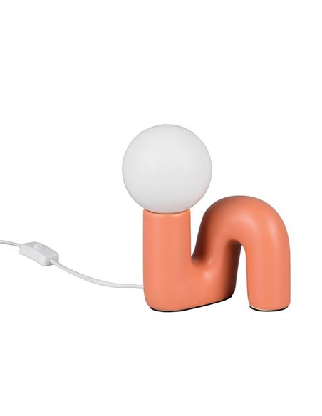 Lámpara de sobremesa moderna QUINN bombilla excl. 1x G9 max. 5W IP20 Naranja