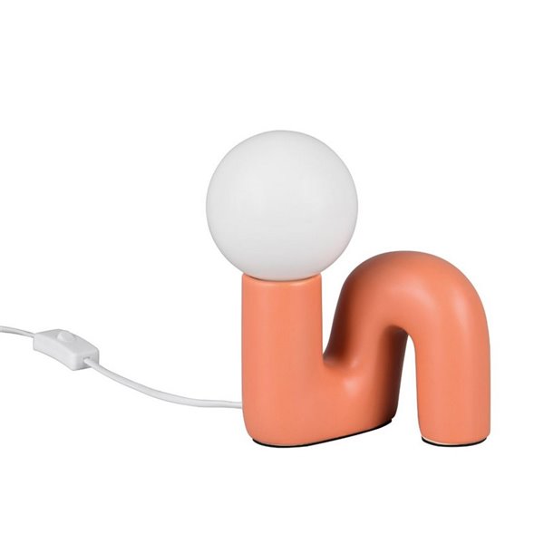 Luminária de mesa moderna QUINN, lâmpada não incluída: 1x G9 máx. 5W, IP20, laranja