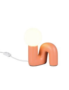 Luminária de mesa moderna QUINN, lâmpada não incluída: 1x G9 máx. 5W, IP20, laranja