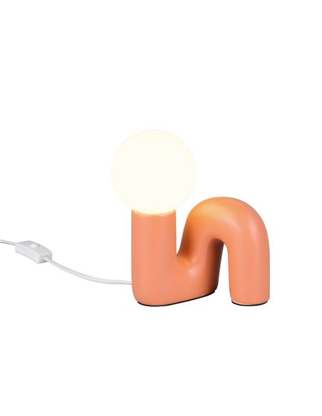 Lámpara de sobremesa moderna QUINN bombilla excl. 1x G9 max. 5W IP20 Naranja