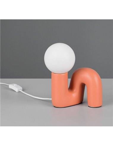 Lámpara de sobremesa moderna QUINN bombilla excl. 1x G9 max. 5W IP20 Naranja