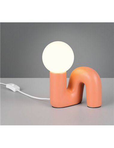 Lámpara de sobremesa moderna QUINN bombilla excl. 1x G9 max. 5W IP20 Naranja