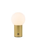 Lámpara de mesa LED TAURIS carga inalámbrica, USB 2W 200Lm 2300+3000+4000K IP20 Dorado