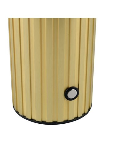 Lampe de table LED TAURIS, chargement sans fil, USB 2W 200 lm 2300+3000+4000K IP20 Or