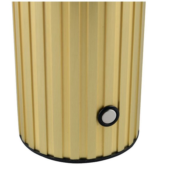 Lámpara de mesa LED TAURIS carga inalámbrica, USB 2W 200Lm 2300+3000+4000K IP20 Dorado