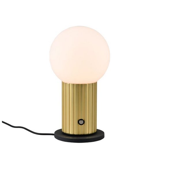 Lámpara de mesa LED TAURIS carga inalámbrica, USB 2W 200Lm 2300+3000+4000K IP20 Dorado