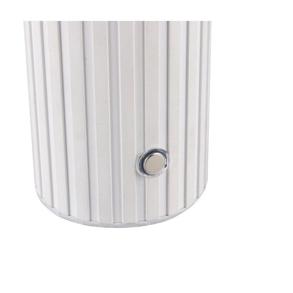 Luminária de mesa LED TAURIS com bateria e carregamento USB, 2W, 200 lúmens, 2300+3000+4000K, IP20, branca.