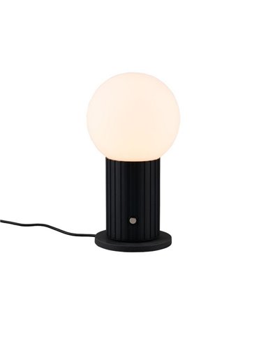 Lámpara LED de mesa TAURIS recargable USB 2W 200Lm 2300+3000+4000K IP20 Negro