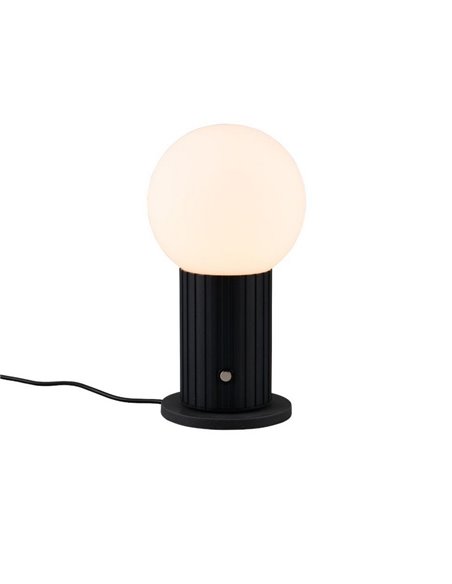 Lámpara LED de mesa TAURIS recargable USB 2W 200Lm 2300+3000+4000K IP20 Negro