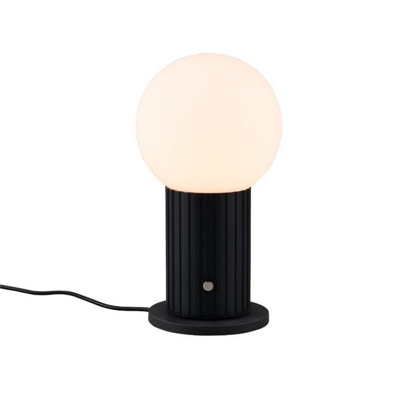 Lámpara LED de mesa TAURIS recargable USB 2W 200Lm 2300+3000+4000K IP20 Negro