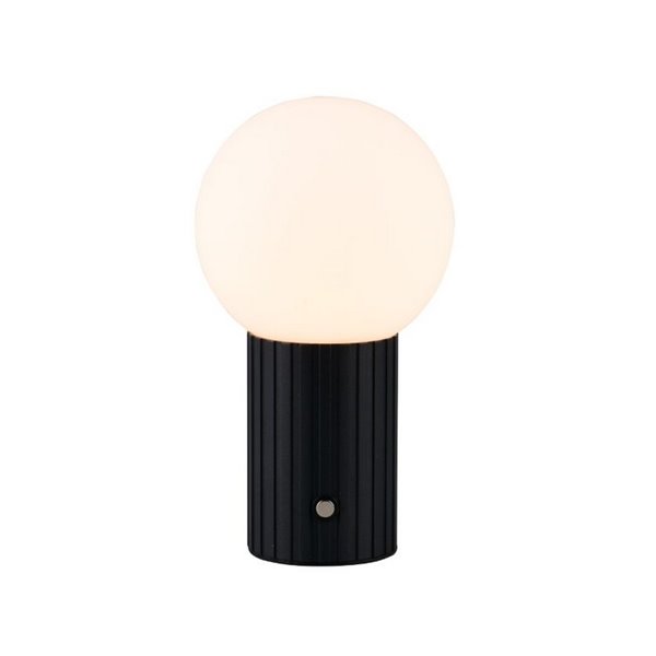Lámpara LED de mesa TAURIS recargable USB 2W 200Lm 2300+3000+4000K IP20 Negro