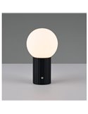 Lámpara LED de mesa TAURIS recargable USB 2W 200Lm 2300+3000+4000K IP20 Negro