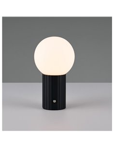 Lámpara LED de mesa TAURIS recargable USB 2W 200Lm 2300+3000+4000K IP20 Negro 2