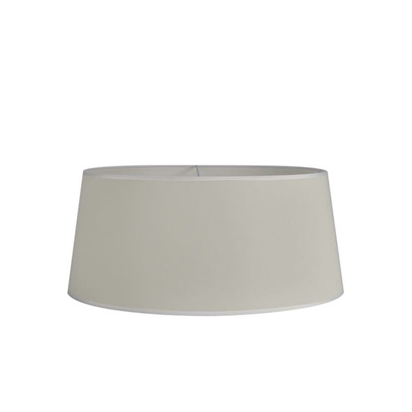 Abat-jour gris pour lampadaire RUTI et RICCA, tissu et acier