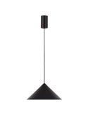 Lámpara de techo colgante LED CONO cobre Ø24cm, cónica 10W 3000K regulable TRIAC